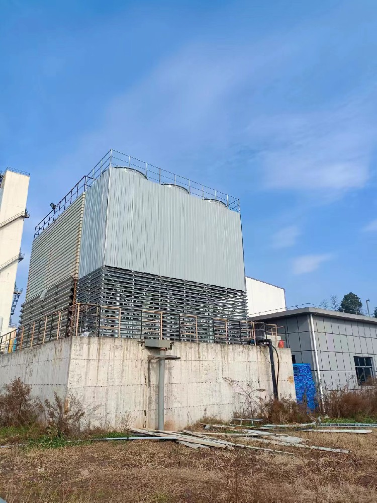 达州德润钢铁方形逆流式冷却塔175吨3台