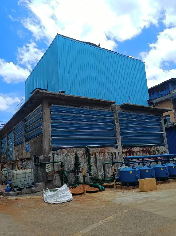 重庆长寿1200吨中温型工业冷却塔